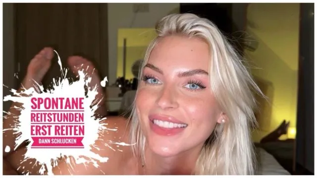 SPONTANE REITSTUNDEN! ERST REITEN DANN SCHLUCKEN! LIA ENGEL